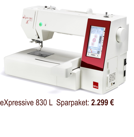 eXpressive 830 L  Sparpaket: 2.299 €